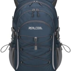 RealCool Hiking Backpack for Men Women,20L Lightweight Waterproof Travel Camping Backpack Hiking Daypack for Cycling Running,Blue