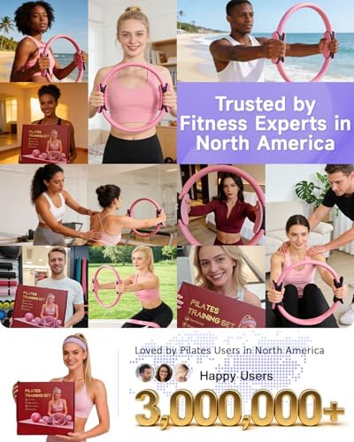 51MvoCWxbGL._AC_SL1500_.jpg 15-in-1 Pilates Kit for Women with Ring and Ball (Upgraded) – Home Workout Set with Resistance Bands, Ankle Weights & Core Sliders for Full-Body Sculpting and Fat Burning, Ideal for Home Exercise - Image 2